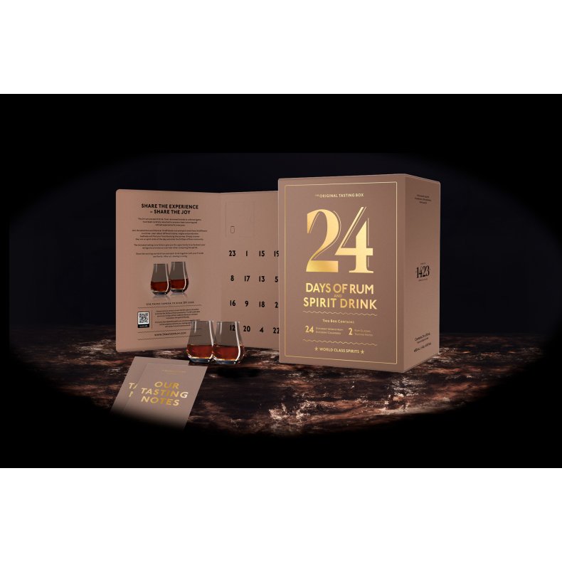 24 Days of Rum &amp; spiritdrink Calendar, Mocha Edition 2025 41%