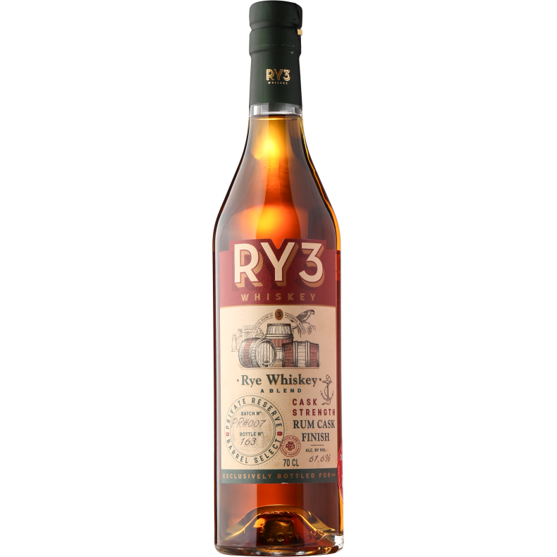 Ry3 Whiskey Rum Cask Strength 61,6%