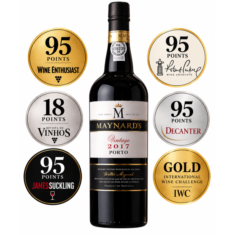 Maynards Vintage Port 2017 - 95 Points Topk�b!