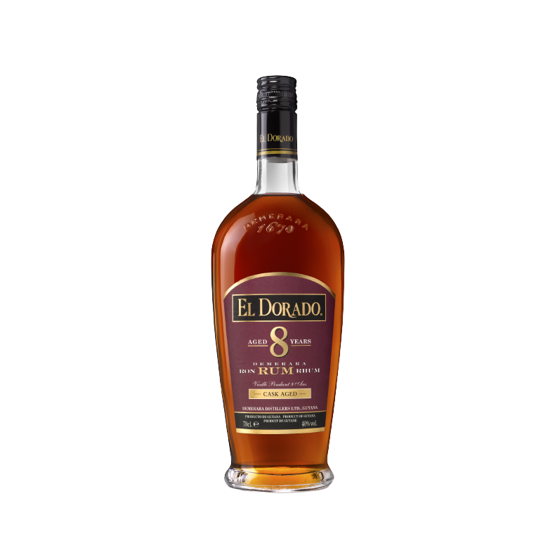 El Dorado Rum 8YO rets Rom 2024 Fragtfri