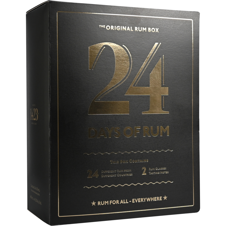 24 Days Of Rum 2024 Black Edition 24x2 cl