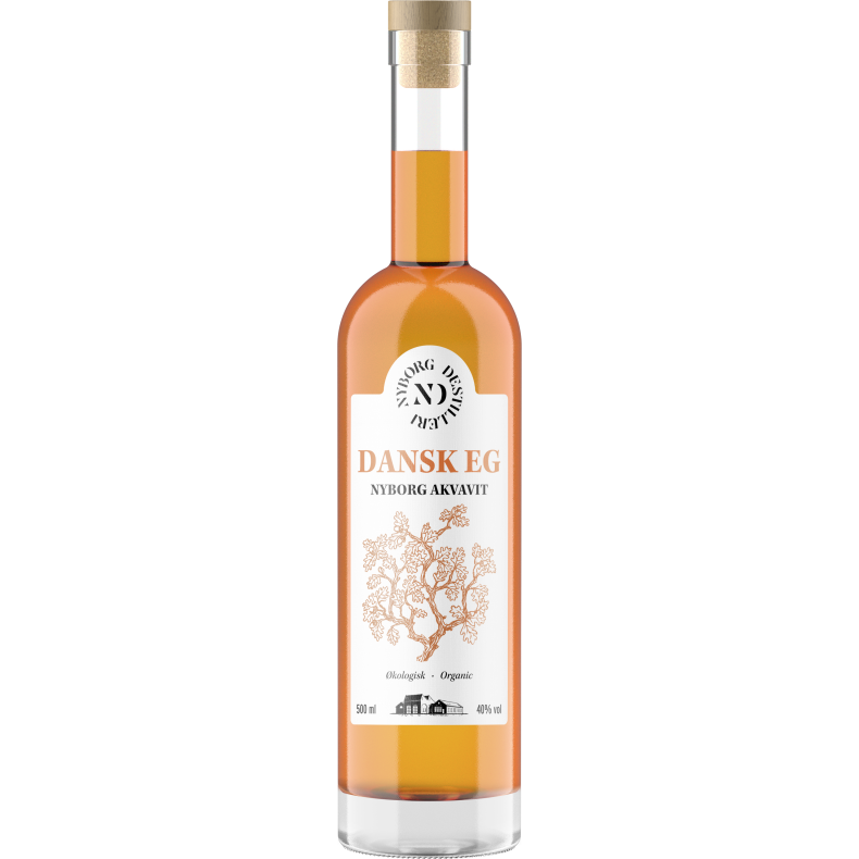 Nyborg Akvavit Dansk Eg 40% �ko