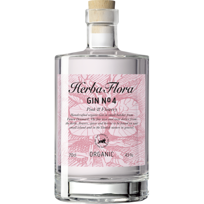Herba Flora Gin - N�4 GIN PINK &amp; FLOWERY 43%