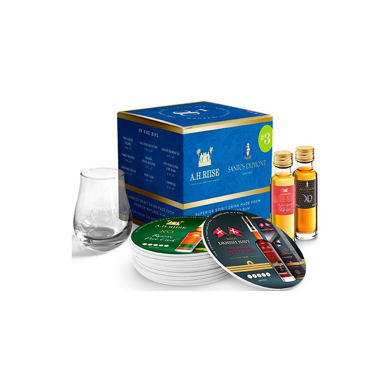 A.H. RIISE TASTING KIT 8+1 - VALDEMAR 3 fragtfri 