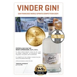 BEGIN PEPPER &amp; BAYLEAF GIN 40,3% KO