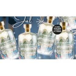 Clementine Ginlikr med 23 karat guldflager og lys