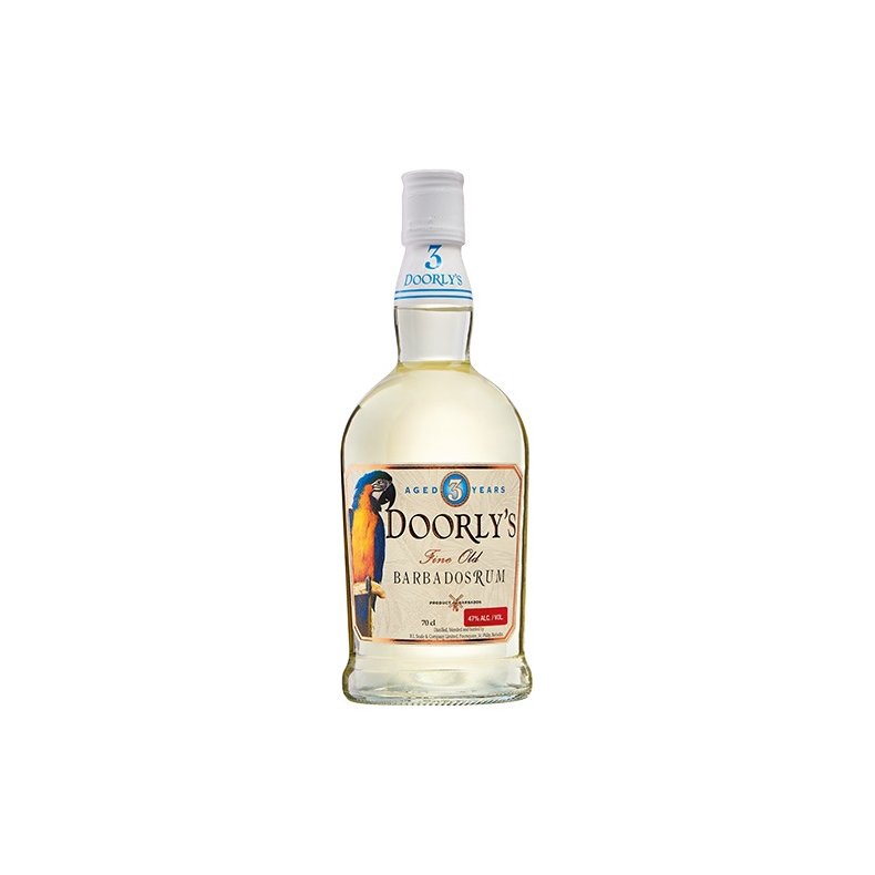 DOORLY'S WHITE RUM 3 R BARBADOS 47%