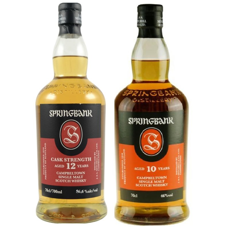 Springbank 12y Cask Strength 56,6% pakke