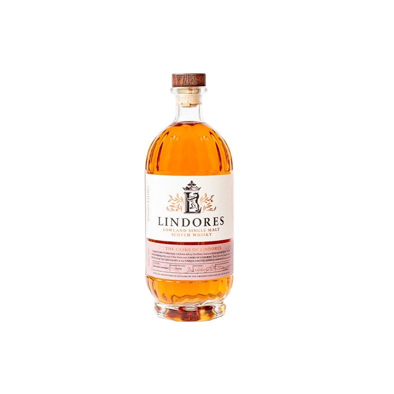 LINDORES LOWLAND SINGLE MALT SCOTCH WHISKY STR WINE CASK