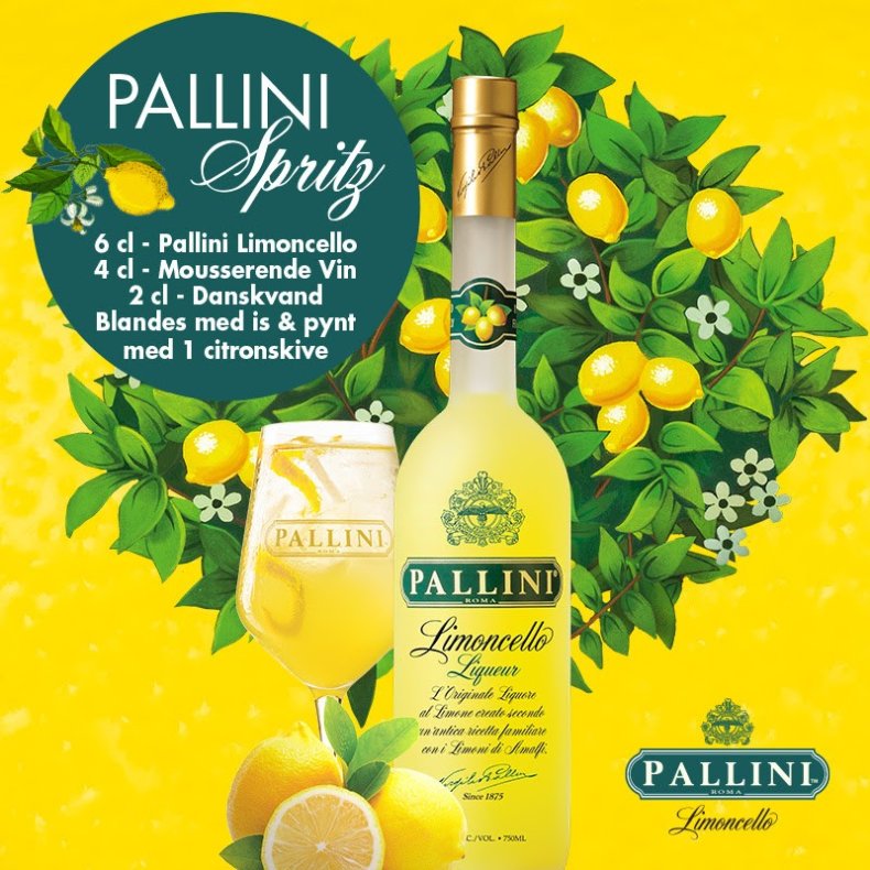 Limoncello Pallini Spritz - Pakke 