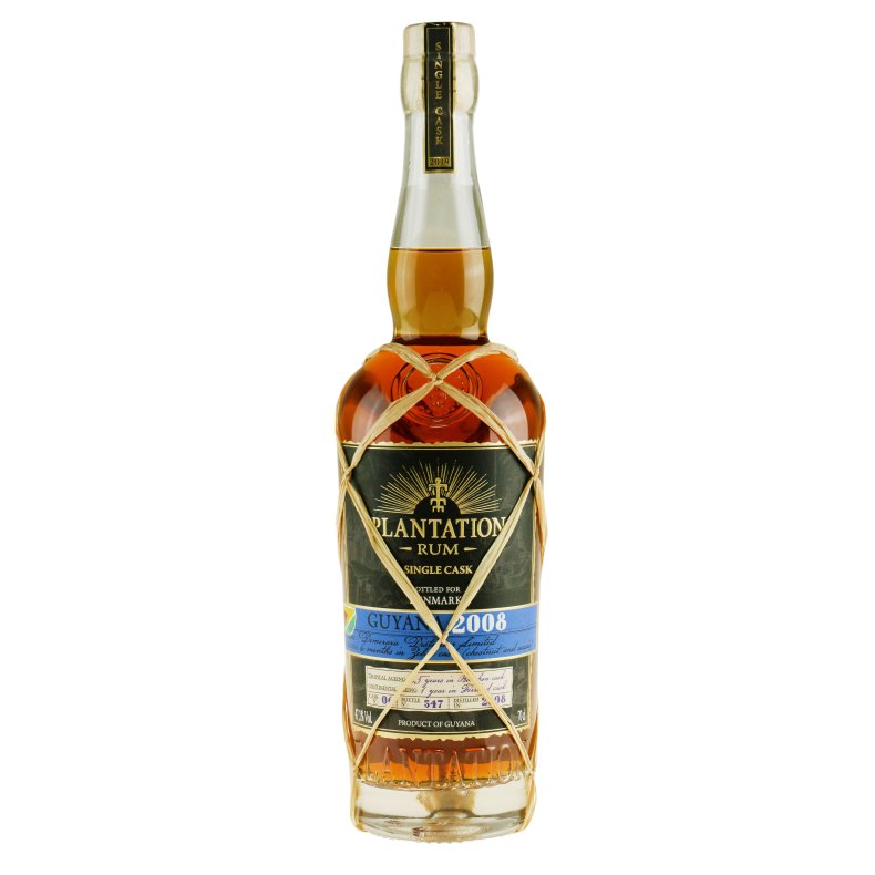 PLANTATION GUYANA 2008 ZEBRA CASK DENMARK 2019 47,10%