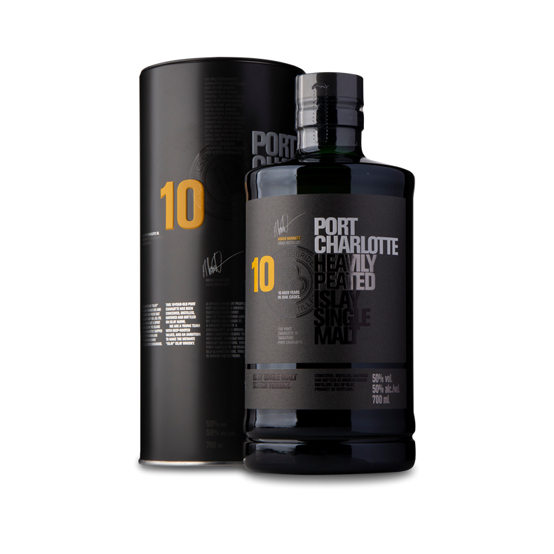 Port Charlotte 10 Years, Heavily Peated 50%