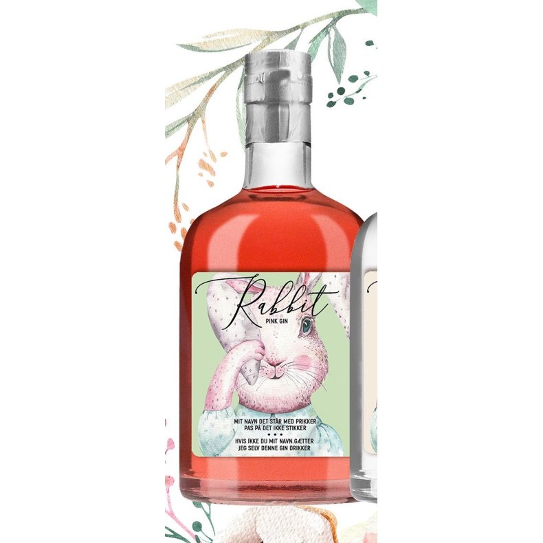 Rabbit Pink Gin Flydende pskeg 41%