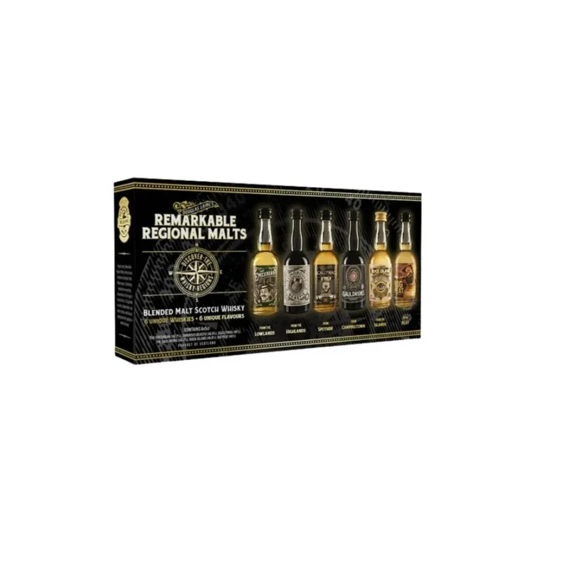 Remarkable Regional Malts Whisky Box 6x5 cl