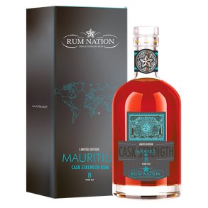 Rum Nation Mauritius 8 �r Cask Strength Rum 54,9%