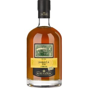 Rum Nation - Jamaica 5 �r Pot Still -Sherry Finish 50% 