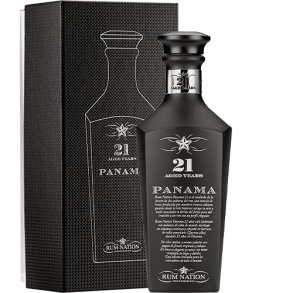 RUM NATION  PANAMA 21 R BLACK DECANTER 45%