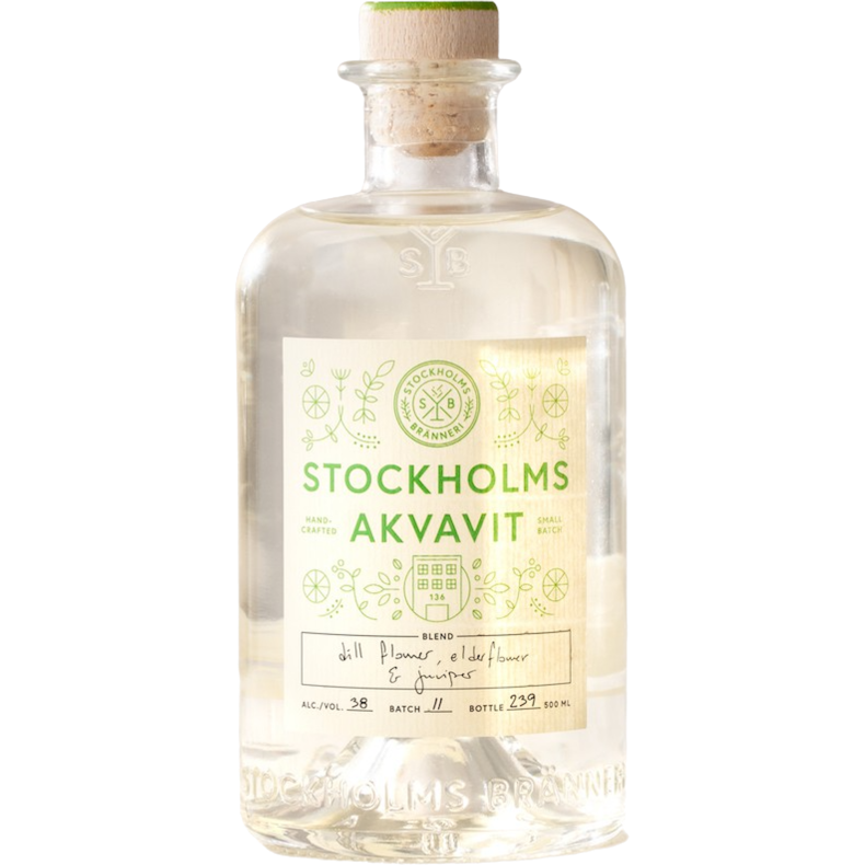 Stockholms Br&auml;nneri Akvavit 38% 50cl