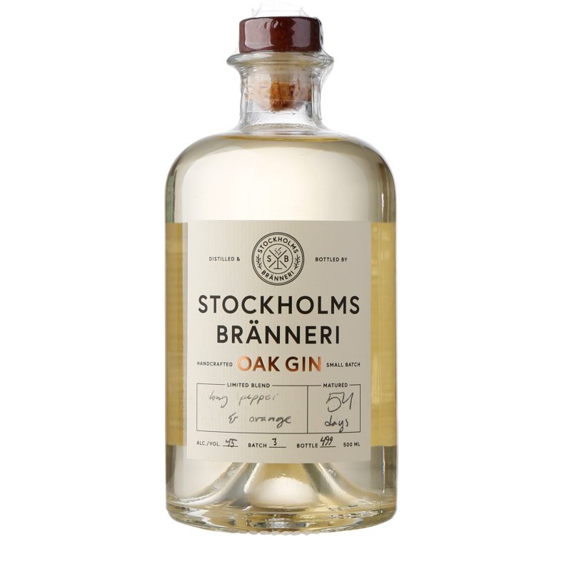 Stockholms Br&auml;nneri Oak Gin, 1/2 ltr.