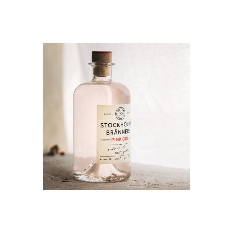 Stockholms Br&auml;nneri Rhubarb Pink Gin