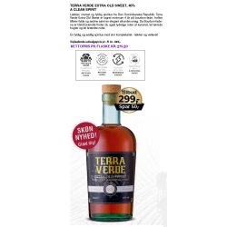 TERRA VERDE XOS 40% A Clean Spirit