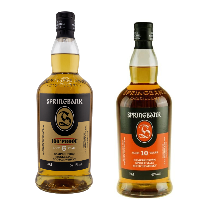 Springbank 5y old 100 Proof 57,1% pakke