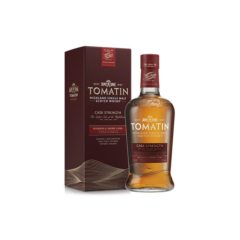 TOMATIN SINGLE MALT CASK STRENGHT  57,5% Sherry cask